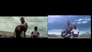 Terraformars Death Anime vs Live Action [upl. by Yrem]