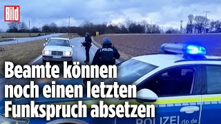 Kusel in RheinlandPfalz Zwei Polizisten bei Verkehrskontrolle erschossen [upl. by Zertnom34]