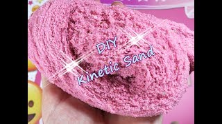 DIY Kinetischer Sand  Pink Kinetic Sand selbermachen [upl. by Jo-Ann]