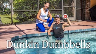 Dunkin Dumbbells Aqua Workout [upl. by Ailongam]