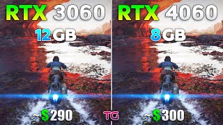 RTX 3060 12GB vs RTX 4060 8GB  Test in New Games 2024 [upl. by Bak]