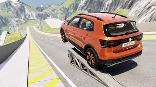 Satisfying Rollover Crashes 55 – BeamNG Drive  CrashBoomPunk [upl. by Sarita]