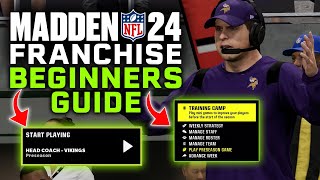 Madden 24 Franchise Complete Beginners Guide [upl. by Kinsman804]