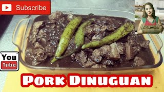 How To Cook Pork Dinuguan Kapampangan Recipepwedi pang carinderia [upl. by Aibsel734]