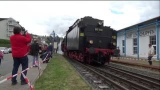 Historische Eisenbahn Frankfurt 01 118 und CFL 5519 verlassen Königstein mit einen Sonderzug [upl. by Valenta]