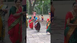 Lezim Dance performance by Aishwarya Residency Society Ladies [upl. by Elmer]