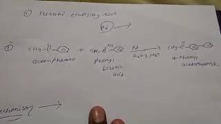 Suzuki coupling reaction amp mechanism [upl. by Assilem]