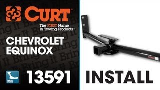 Trailer Hitch Install CURT 13591 on Chevrolet Equinox [upl. by Doone]