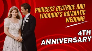 Princess Beatrice and Edoardos Romantic Wedding Photo Revealed on 4th Anniversary [upl. by Heddie406]