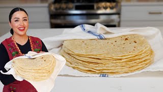 How to make The Best Easy VEGAN Flour TORTILLAS Recipe [upl. by Apgar]