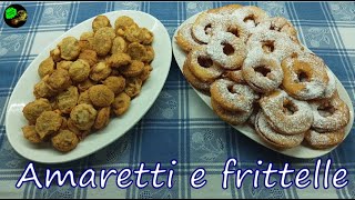 Amaretti e frittelle di melefritto misto piemontesecomponente dolce [upl. by Kinnie]