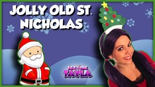 Jolly Old Saint Nicholas Karaoke 🎄 Instrumental Christmas Song with SING ALONG Words 2022 🎅 [upl. by Neetsirk]