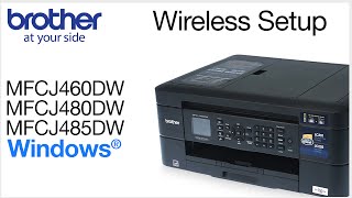 MFCJ460DW MFCJ480DW MFCJ485DW – wireless setup  Windows® Version [upl. by Ailegnave]