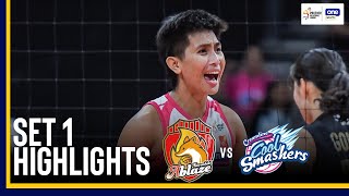 CREAMLINE vs KURASHIKI  SET 1 GAME HIGHLIGHTS  2024 PVL INVITATIONAL CONFERENCE  September 8 2024 [upl. by Ahtel]