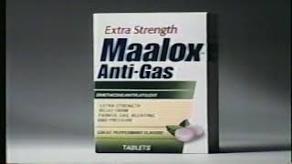 A Maalox Moment 1994 Commercial Upset Stomach Extra Strength Maalox AntiGas Rapids [upl. by Ramirolg]