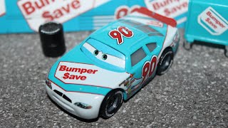 Mattel Disney Cars Ponchy Wipeout Bumper Save 90 Piston Cup Racer 2024 Thailand Variant [upl. by Htnicayh]