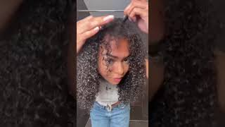 Doing Straight Hairstyles On My Curly Hair Part 10 [upl. by Vipul]