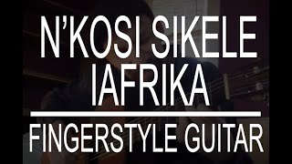 Nkosi Sikelel iAfrika  fingerstyle guitar instrumental cover [upl. by Azarria]