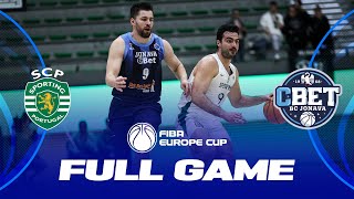 Sporting CP v Jonava CBet  Full Basketball Game  FIBA Europe Cup 202324 [upl. by Lemyt]