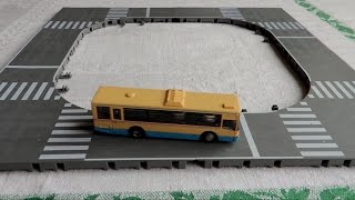 Unpacking Basic Intersection Set Tomytec Bus System amp an alternative test drive [upl. by Nitsur]