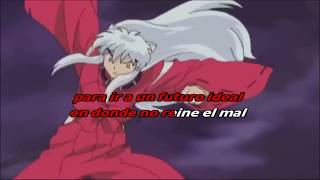 Inuyasha Opening 1 Change the world Latino Karaoke [upl. by Ayrad]