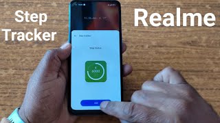 Realme device enable step tracker  realme UI 40 step tracker [upl. by Nirel]