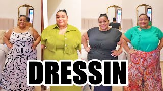 ROPA PLUS SIZE DE DRESSIN  PROBANDO NUEVOS VESTIDOS [upl. by Ludovick]