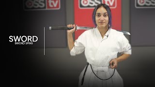 Learn Cool Sword Spins with World Champion Jewelianna Ramos Ortiz [upl. by Yhtir]