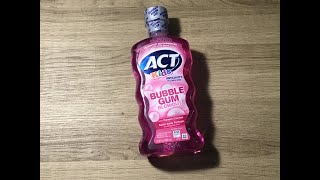 ACT Bubblegum Mouthwash [upl. by Tryck]