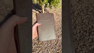 Classic goatskin leather Bible [upl. by Nolyarb]