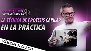 Clase 2 El paso a paso La técnica de pròtesis capilar en la práctica [upl. by Anaimad]