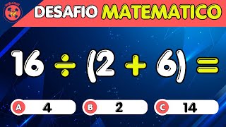 Desafío Matemático 🧠➗  ¿Tienes habilidad con los números 🔢✨ [upl. by Margarete]