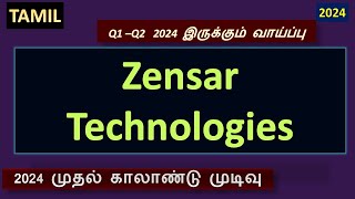 Zensar Technologies 2024 இருக்கும் வாய்ப்பு [upl. by Atikaj]