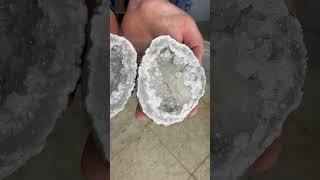 Cracking open a fabulous keokuk geode site find [upl. by Eirtemed]