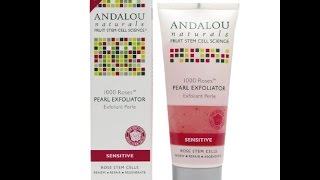 Andalou Naturals 1000 Roses Pearl Exfoliator [upl. by Donahoe173]