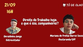 Direito do Trabalho hoje o que é isso companheires [upl. by Nivert361]