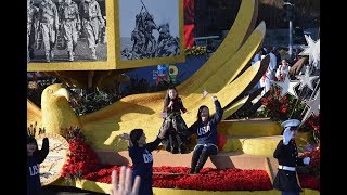 118th Rose Bowl Parade Star Wars Spectacular NBC [upl. by Herald]