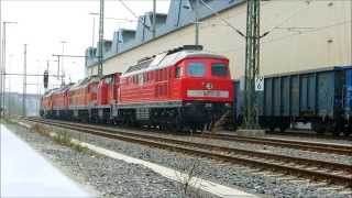 Lokzug von Saalfeld nach Chemnitz 31032014 [upl. by Nefen]