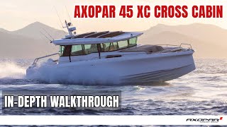 The Best Adventure Boat  Axopar 45 XC Cross Cabin Walkthrough [upl. by Ecital]