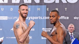 CHARLIE SCHOFIELD vs GERMAINE BROWN • FULL WEIGHIN amp FINAL FACE OFF  Sky Sports Boxing [upl. by Laetitia261]