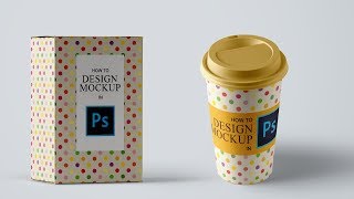 How to Design Mockup in Photoshop  Adobe Photoshop Tutorial [upl. by Heddy992]