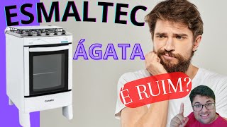 REVIEW COMPLETO DO FOGÃƒO ESMALTEC ÃGATA SERÃ QUE VALE A PENA COMPRAR TIRE TODAS SUAS DÃšVIDAS [upl. by Elia]