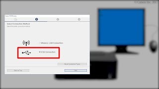 Connecting the printer and a computer via USB Windows TS3100 series  E3100 series [upl. by Yalcrab]