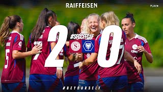 Servette FCCF 2  0 FC Aarau Frauen  Le résumé de la victoire [upl. by Willamina]