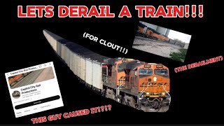 A Teenager Intentionally Derails a BNSF Coal Train In Nebraska for Clout CRAZY [upl. by Nyleahs]