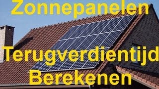 Zonnepanelen rendement [upl. by Enimrac331]