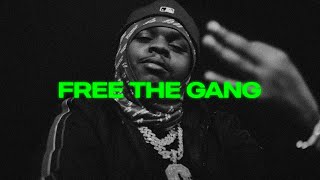 FREE HARD DETROIT TYPE BEAT 2024  quotFREE THE GANGquot [upl. by Hulbig]