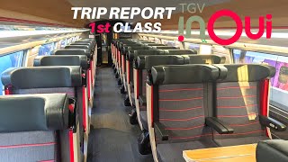 First Class on the TGV inoui High Speed Train from Brest to Paris [upl. by Verge94]