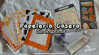 🍃🪷Papelería Casera sin imprimir 🪵🌿 [upl. by Chobot]