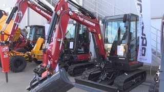 Yanmar SV26 Mini Excavator 2023 Exterior and Interior [upl. by Anelrad]